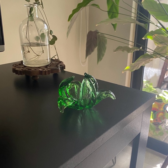 Vintage Mid-Century Emerald Green Glass - Picture 6 of 8